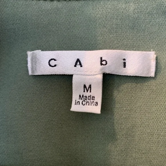 CAbi Green Sargent Military Jacket Style 326 Medium - Picture 4 of 16